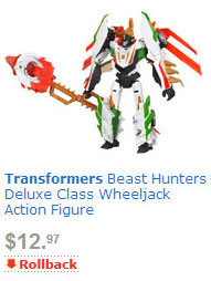 Transformers News: Transformers Beast Hunters price rollback at Walmart