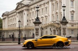 Transformers News: Transformers 5: The Last Knight Buckingham Palace Car Photoshoot featuring Bumblebee, Hotrod, Barricade