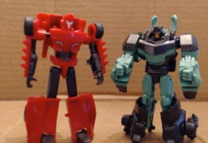 Transformers News: Video Review - Transformers Robots in Disguise Legion Wave 2: Grimlock and Sideswipe