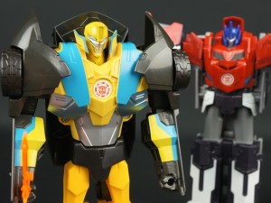 Transformers News: New Galleries: Robots In Disguise Hyperchange Sideswipe and Clash of the Transformers Hyperchange Bumblebee and Optimus Prime