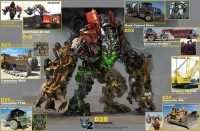 Transformers News: TF ROTF Devastator Concept Art &  Overload Robot Mode!