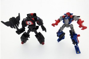 Transformers News: More Images - Takara Tomy Transformers Adventure TAV25 Runabaout, TAV26 Override
