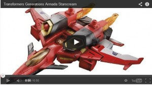 Transformers News: Video Review: Transformers Generations Armada Starscream