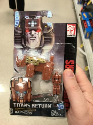 Transformers News: First Sighting of Transformers Titans Return Ramhorn at US Retail