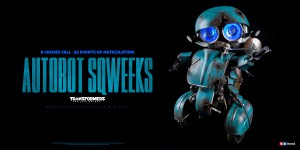 Transformers News: ThreeA The Last Knight Optimus Prime, Bumblebee, Sqweeks Revealed