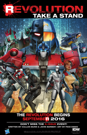 Transformers News: IDW Hasbro Comics Crossover: Revolution - Road to Revolution and Reading Order