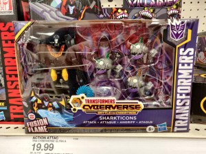 Transformers News: Transformers Cyberverse: Battle for Cybertron "Sharkticon Attack" found with new Sharkticon toys
