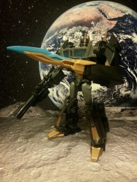 Transformers News: In-Hand Images: Takara Tomy Cybertron Satellite Exclusive Dark Guard Optimus Prime
