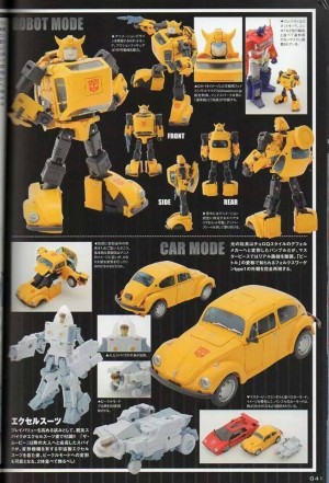 Transformers News: Clearer Color Images of Takara Tomy Masterpiece MP-21 Bumblebee and Spike