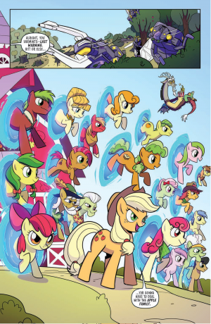 Transformers News: Transformers / My Little Pony Issue 4 Homages the Avengers Portal Sequence