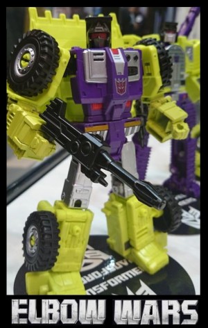 Transformers News: TakaraTomy Transformers Unite Warriors: Devastator & Elbows