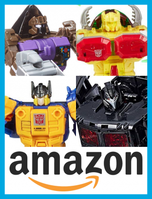 Transformers News: All 4 Amazon.com Prime Wars Trilogy Exclusives Currently Available as well as Titan Class PREDAKING