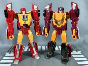 Transformers News: Additional Compairison Images of Takara Tomy Transformers Legends LG-44, LG-45, and LG-46 with Hasbro Titans Return Gnaw, Hot Rod, and Kup