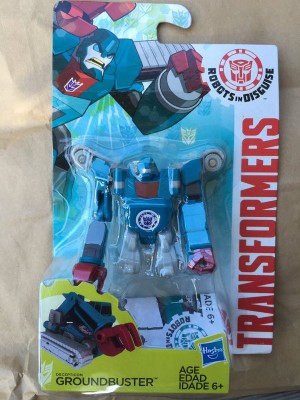 Transformers News: Video Review for Transformers Robots in Disguise Legion Groundbuster