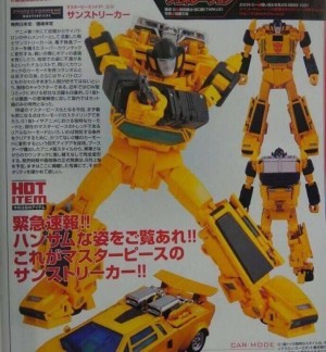 Transformers News: Takara MP-39 Masterpiece Sunstreaker Revealed