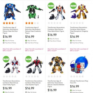Transformers News: Transformers Generations Combiner Wars Deluxe Figures In Stock at TRU.com