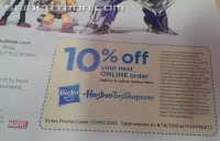 Transformers News: SDCC 2013 Coverage: HasbroToyShop Promo Code