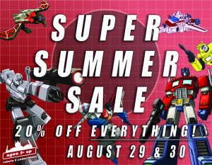 Transformers News: Ages Three and Up Summer Sale This Weekend!
