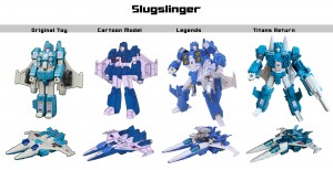 Transformers News: Hasbro / Takara Comparison Charts for Bumblebee, Slugslinger, Perceptor and Octane