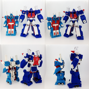 Transformers News: Transformers Masterpiece Ultra Magnus Comparison Images with G1 Ultra Magnus