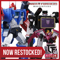Transformers News: TFSource News! MP-40 Targetmaster Hot Rodimus, MPM05 Barricade, TW Constructor Green / Clear & More!