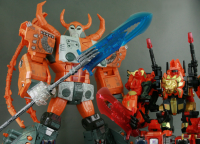Transformers News: New Images of Junkion Blacksmith Infinity Weapon Set