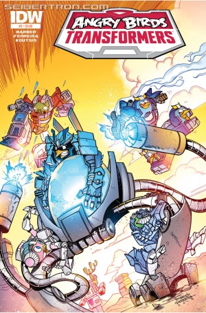 Transformers News: Sneak Peek - IDW Publishing Angry Birds Transformers #3 iTunes Preview