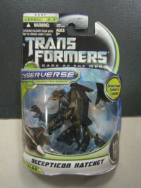 Transformers News: New Pics of DOTM Cyberverse Decepticon Hatchet