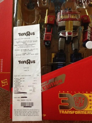 Transformers News: YOTH Optimus Prime Sighted At Retail