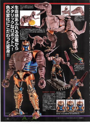 Transformers News: New Colour Images of Takara Tomy Transformers Masterpiece Dinobot Showing Off Features