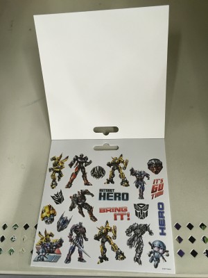Transformers News: Transformers: The Last Knight Stickers Found at Retail