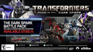 Transformers News: Transformers: Rise of the Dark Spark Pre-Order DLC is now avilable