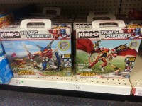 Transformers News: New Beast Hunters Kre-O Sighted at Retail: Beast Blade Optimus Prime and Ripclaw Strike
