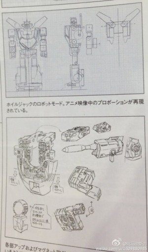 Transformers News: Takara Tomy Transformers Masterpiece MP-20 Wheeljack Design Sketches