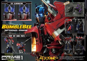 Transformers News: Prime 1 Studio Bumblebee Optimus Prime statue, with full gallery, sizes, and exclusive accessories