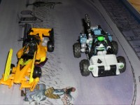 Transformers News: In-hand Images Human Alliance Wave 3 Half-Track and Dragstrip