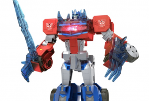 Transformers News: First Look at Transformers Cyberverse Roll and Change Optimus Prime and Bumblebee