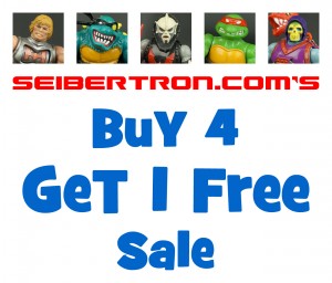 Transformers News: Seibertron.com Store Summer Sale: All Items Buy 4 Get 1 Free Plus 40% Off MOTU, TMNT and Comics