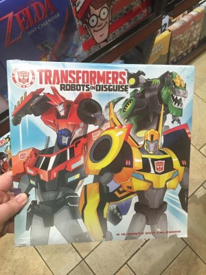 Transformers News: New Transformers Robots in Disguise 2017 Calendar Found