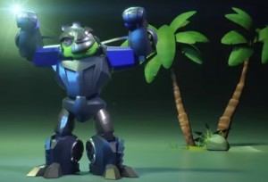 Transformers News: Angry Birds Transformers: Foreman Pig as Lockdown!