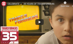 Transformers News: Transformers 35th Anniversary Video Posted to Official Transformers YouTube