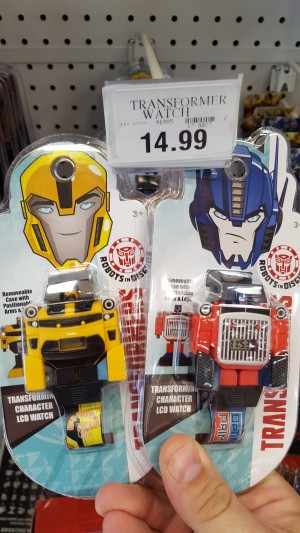 Transformers News: Transformers: Robots in Disguise Transforming Watches Sighted at US Retail