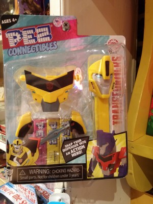 Transformers News: Transformers: Robots in Disguise Bumblebee PEZ Connectibles Found at US Retail