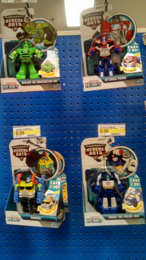Transformers News: Transformers: Rescue Bots Rescan Optimus Prime and Salvage Sighted at US Retail