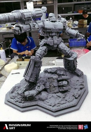 Transformers News: WIP Images of Imaginarium Art Transformers Megatron Statue