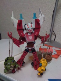 Transformers News: New images of Transformers Animated keychains.