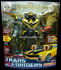 Transformers News: Robotkingdom Update:  Metallic Finish - Battle Ops Bumblebee arrived!