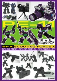 Transformers News: Pre-orders open for PE-11 SFX SCOUTING FORCE X @ RobotKingdom.com