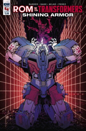 Transformers News: Review of IDW Rom Vs. Transformers: Shining Armor #4