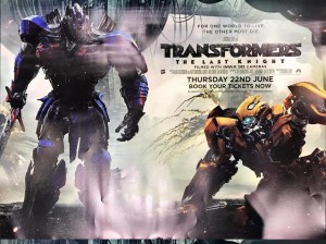 Transformers News: UK Posters for Transformers: The Last Knight at MCM London